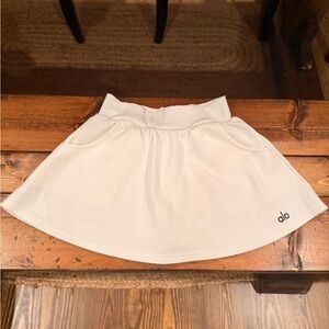 ALO Yoga Cream Mini Skirt
